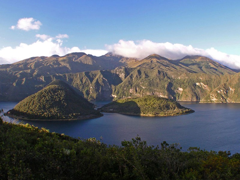 Ecuador - Vulkankraterlagune Cuicocha