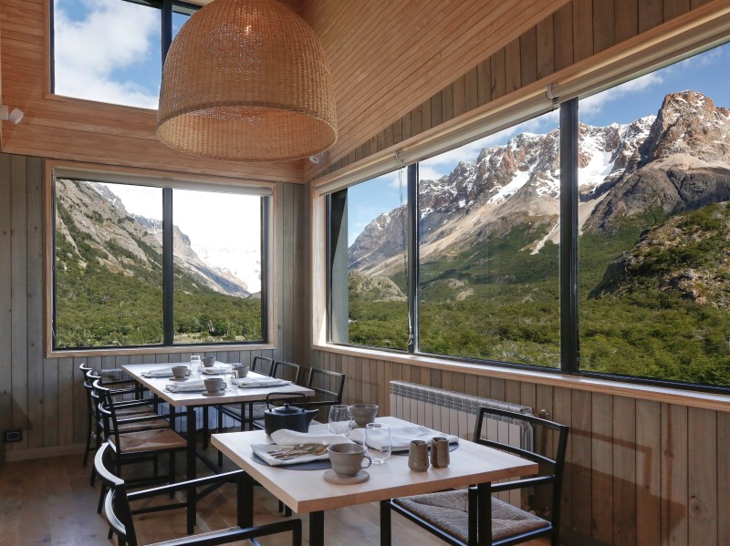 Explora El Chaltén - Frühstücksraum mit