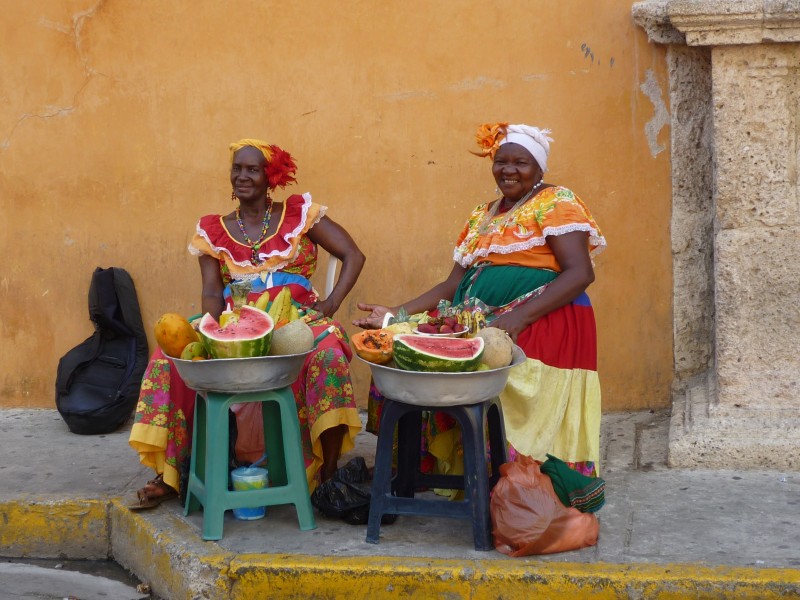 Cartagena - Fruchtverkäuferinnen