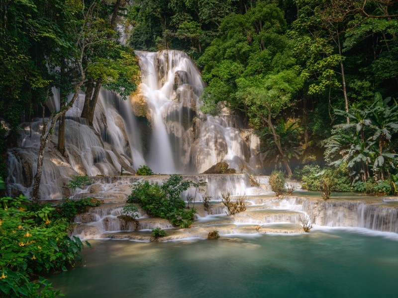 Laos - Kuang Si Wasserfall 