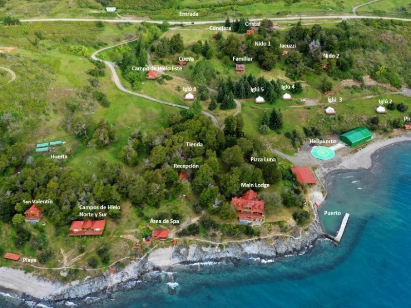 Terra Luna Lodge - Hotelkarte