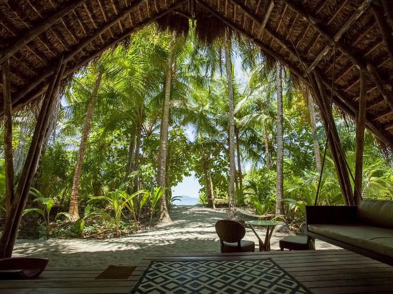 Isla Palenque - Privater Strandzugang