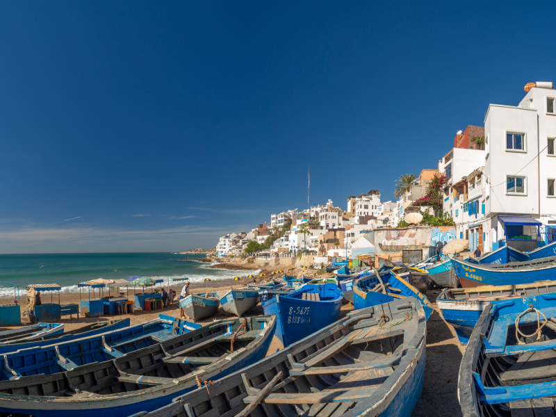 Taghazout old traditional town, Agadir