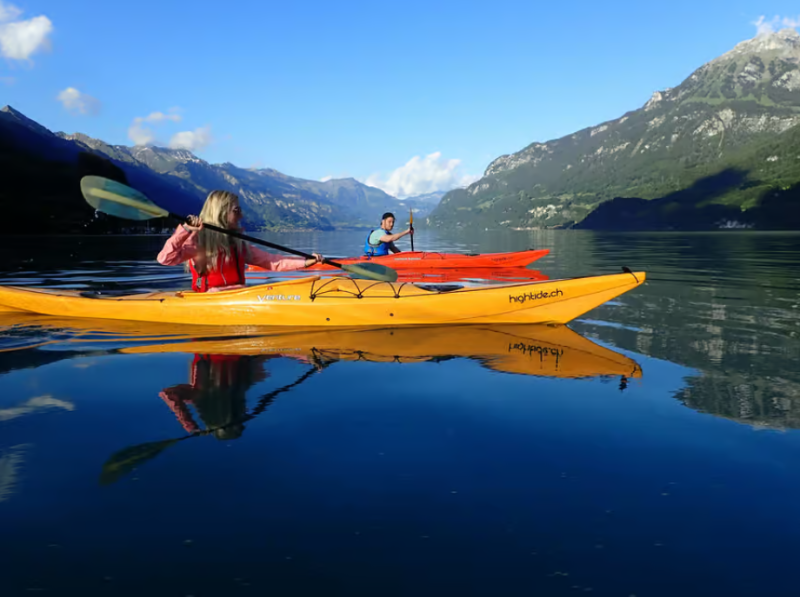 Half-Day Kayak Tours on Lake Brienz