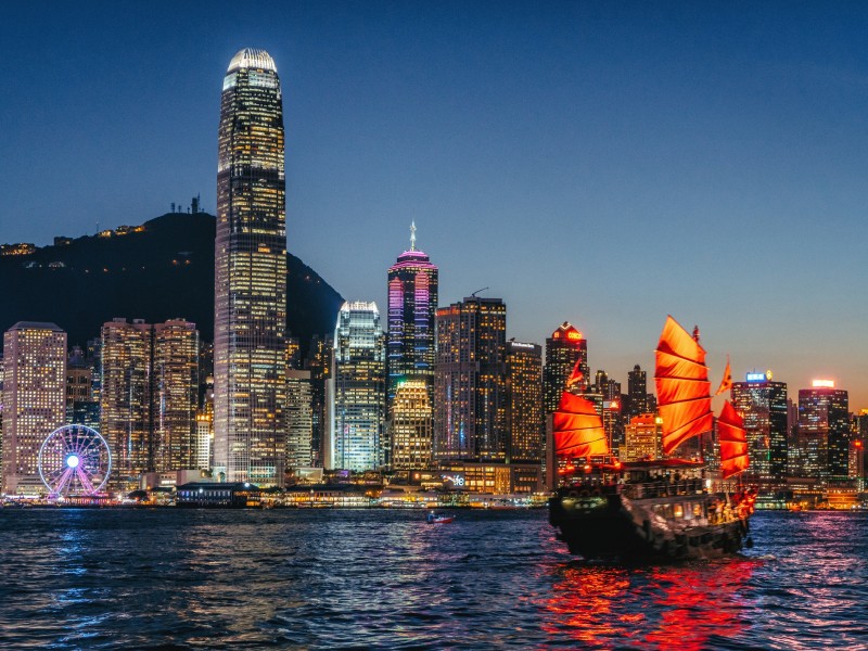 Hongkong und Junkboat - China