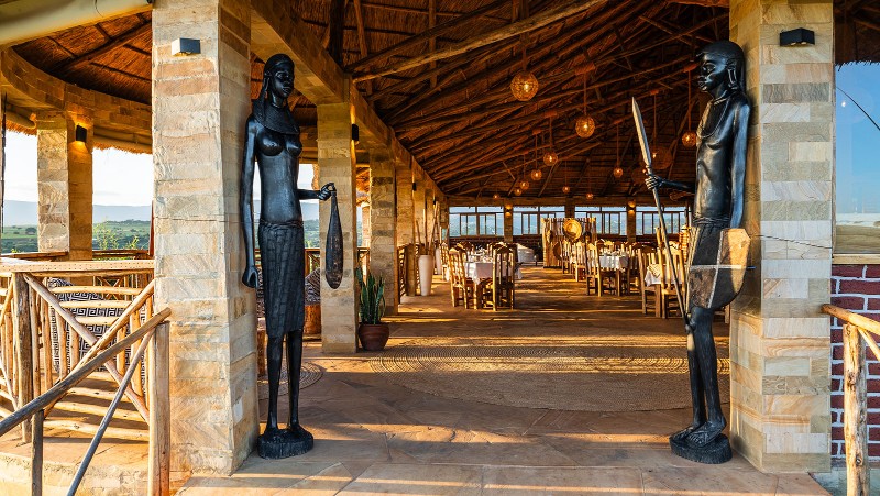 Restaurant im Africa Safari Karatu