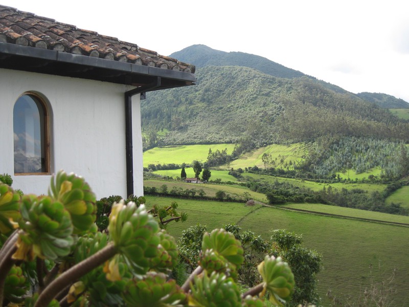 Blick vom Cottage Casa Mojanda