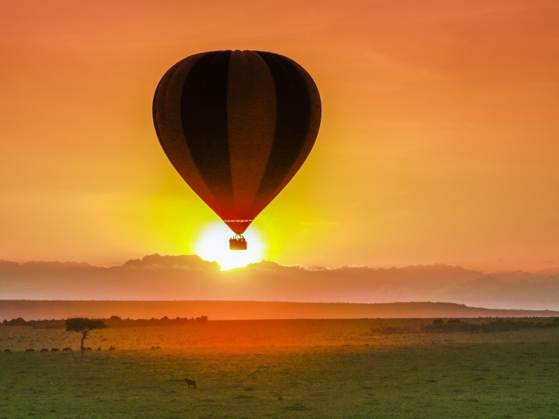 Kenya Balloon over Masai Mara