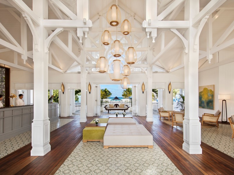 Reception at Poolview Le Telfair