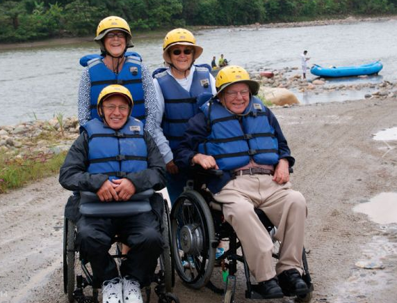 Bereit zur Floßfahrt