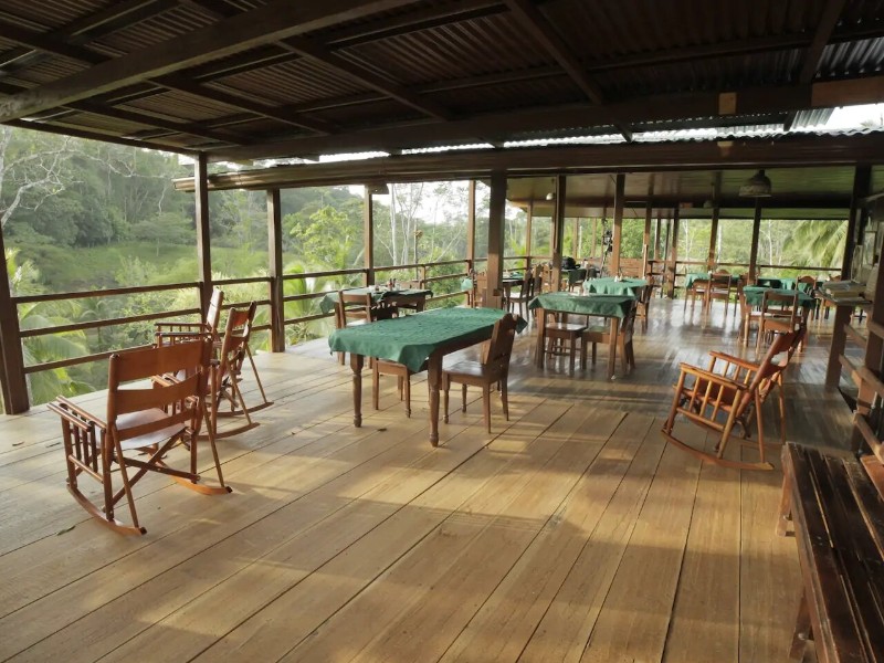 Laguna del Lagarto - Terrasse