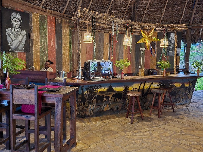 Bar in Selous