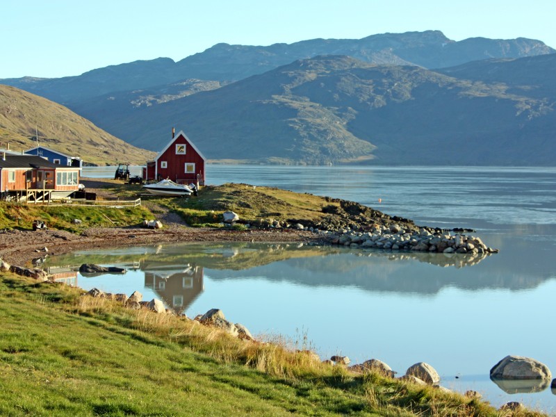 Die kleine Ortschaft Qassiarsuk 