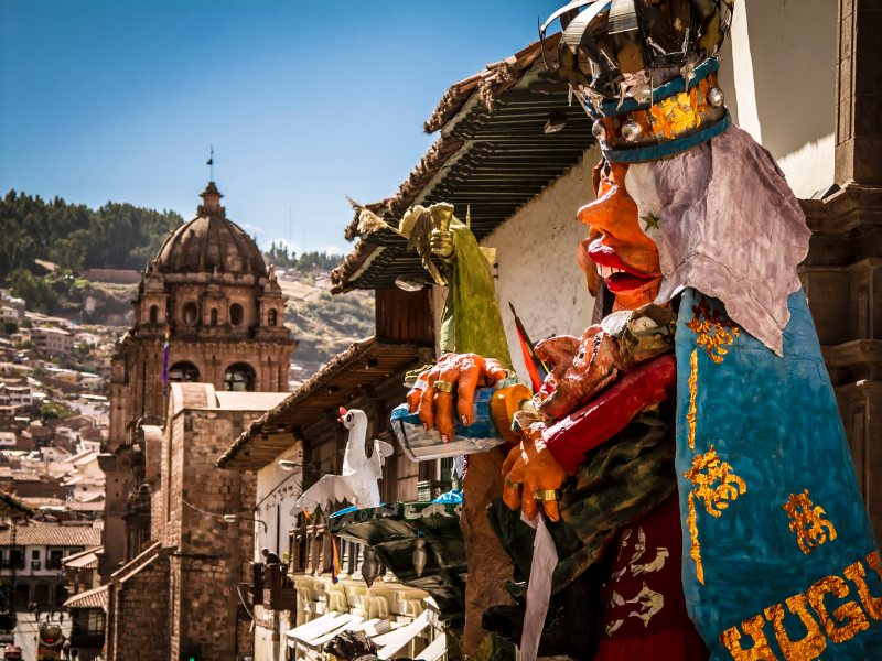 Peru - Strassenszene in Cusco