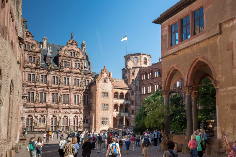 Castle ruins of Heidelberg