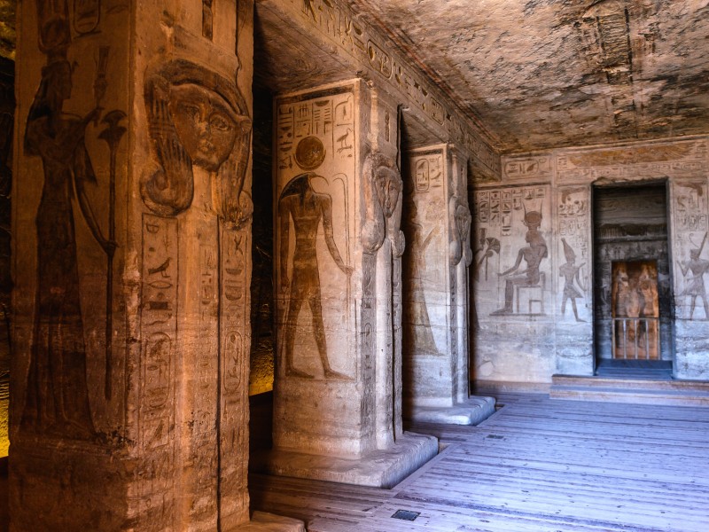 The Abu Simbel temples