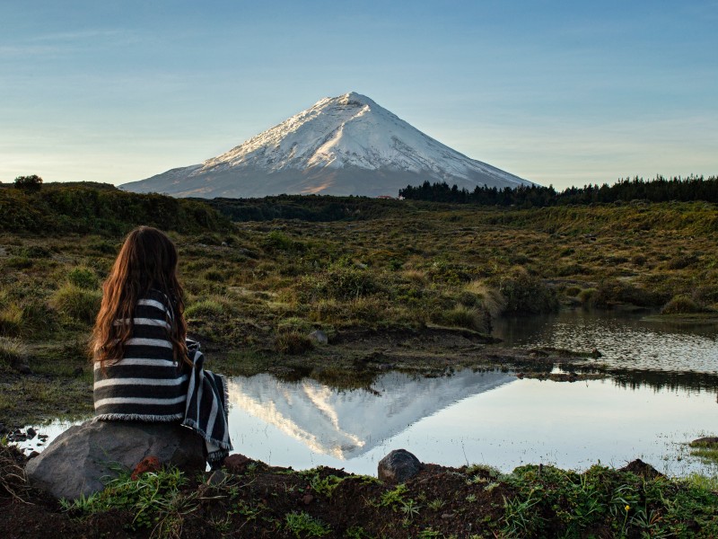 Blick auf den Cotopaxi