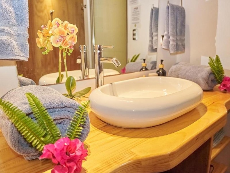 Takarua Lodge - Badezimmer