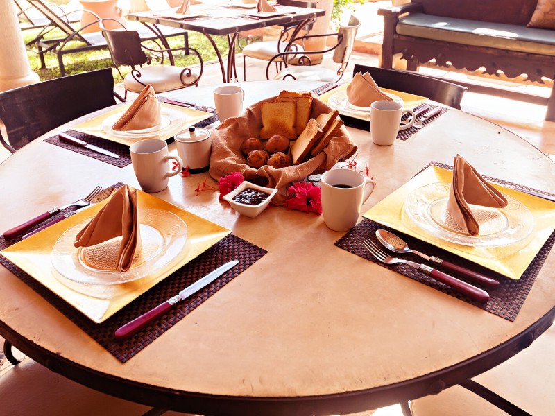 Hacienda Sacnicte - Frühstück