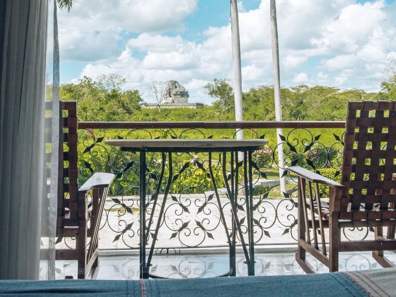 Mayaland - Aussicht auf Ruine