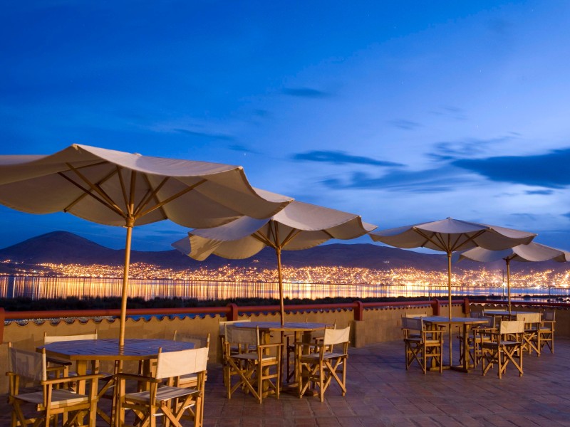 Casa Andina - Terrasse Abendstimmung