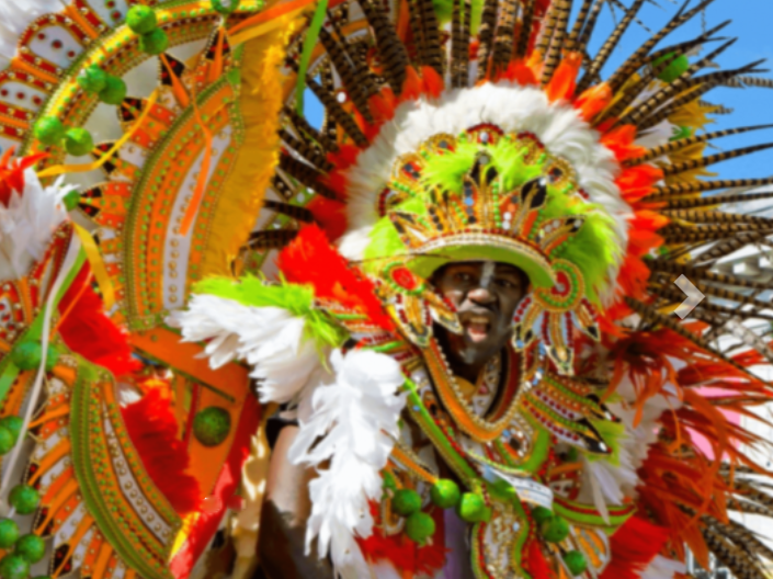 Bahamas Junkanoo Reveler
