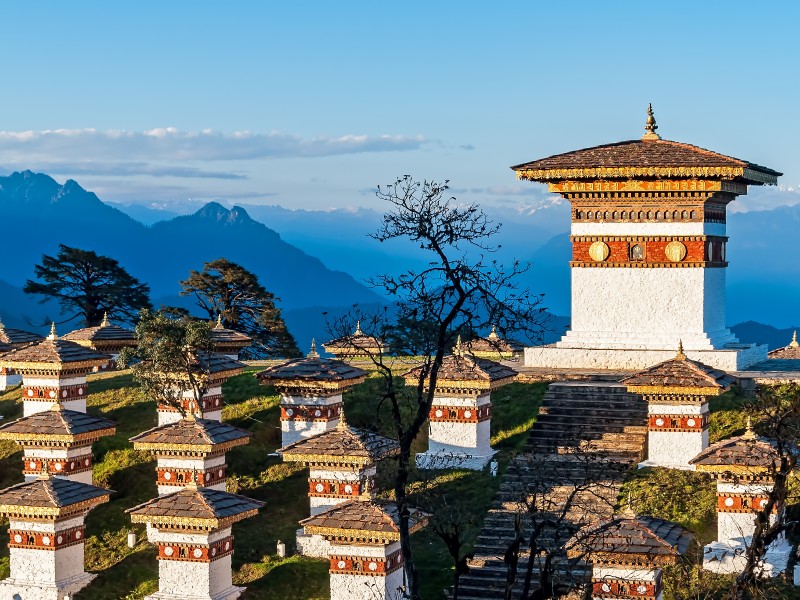 Gedenkchörten-Dochula Pass-Bhutan