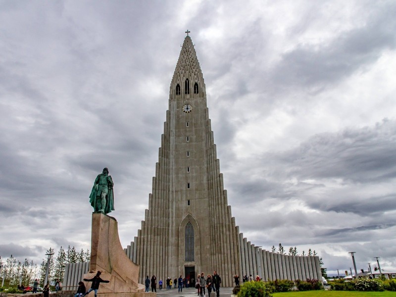 Church in Reykjavik Iceland