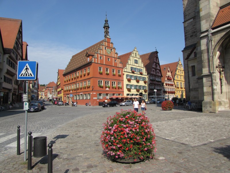 Dinkelsbuhl - piazza