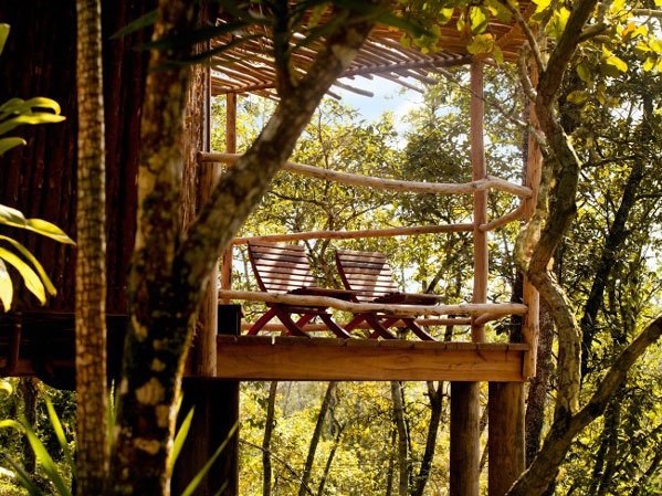 Blick auf den Wasserfall 