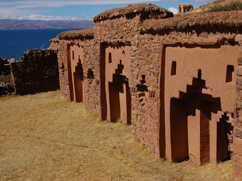 Bolivien - Tempel auf Mondinsel  