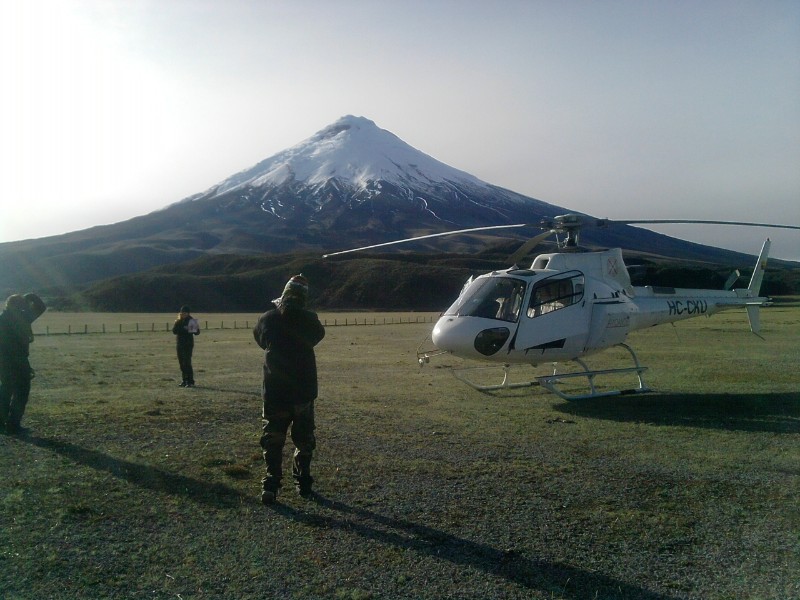 Am Vulkan Cotopaxi