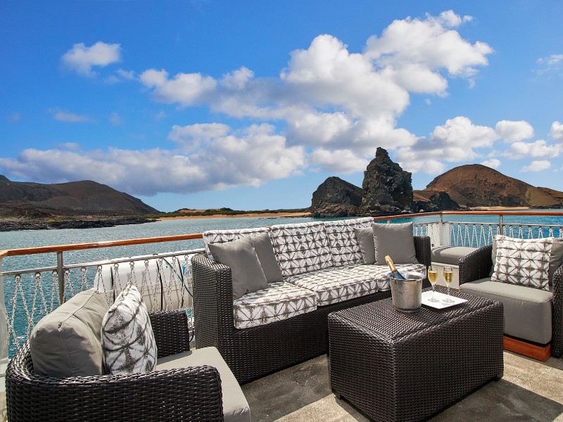 Sun deck auf Grace