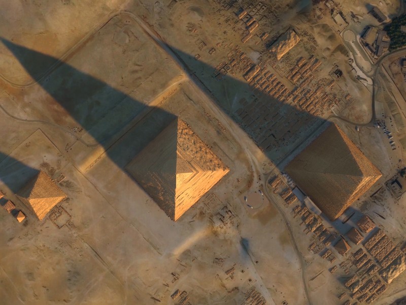 Majestic Pyramids of Giza