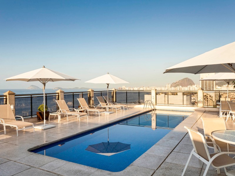Pool auf der Dachterrasse