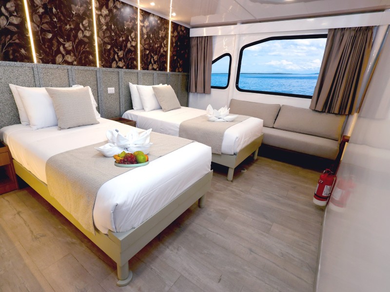 Eco Galaxy - Kabine mit 2 Einzelbetten