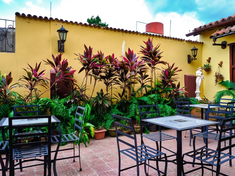 Hostal San Rafael - Terrasse