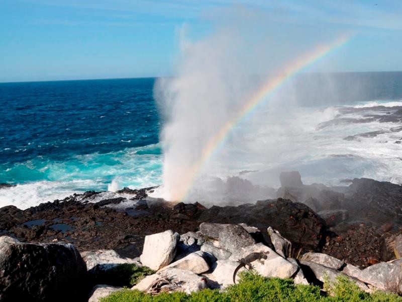 Geysir auf Española