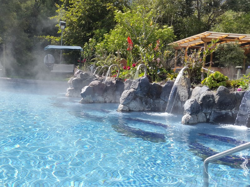 Pools mit Quellwasser im Spa Bereich