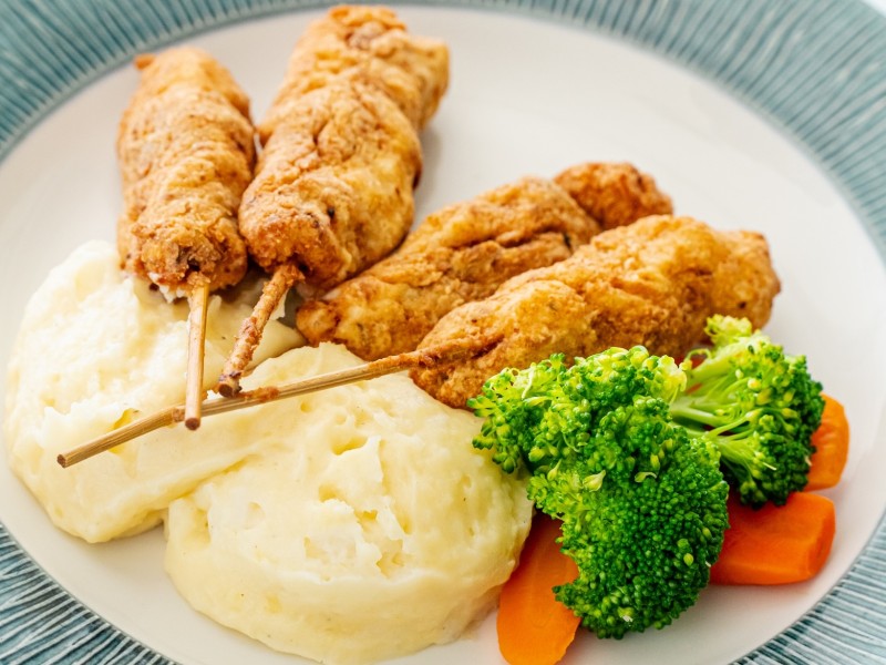 Food at Champers Restaurant