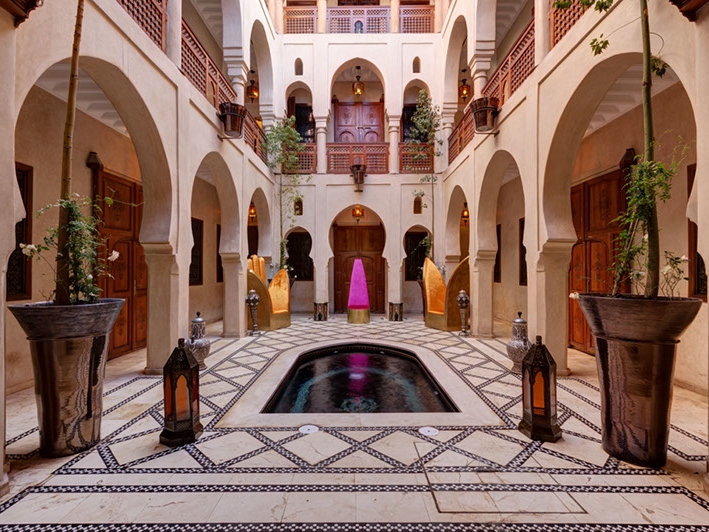 Riad Wow Innenhof