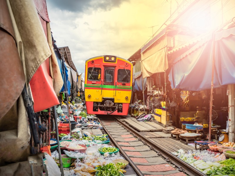 Thailand - Bangkok - railway market