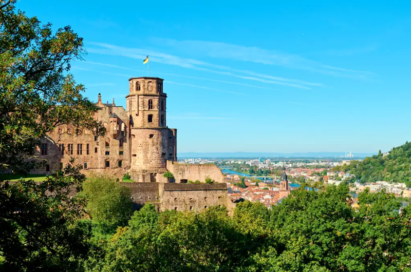 Castle ruins of Heidelberg