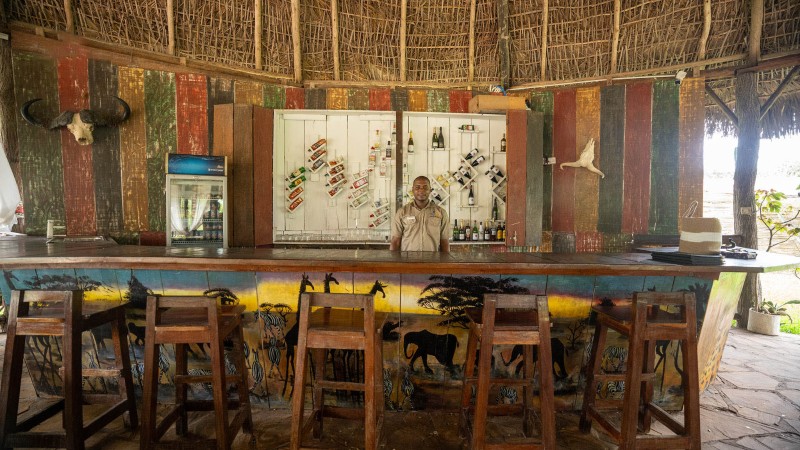 Bar in Selous