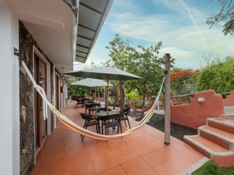 Terrace Lava House Hostal 