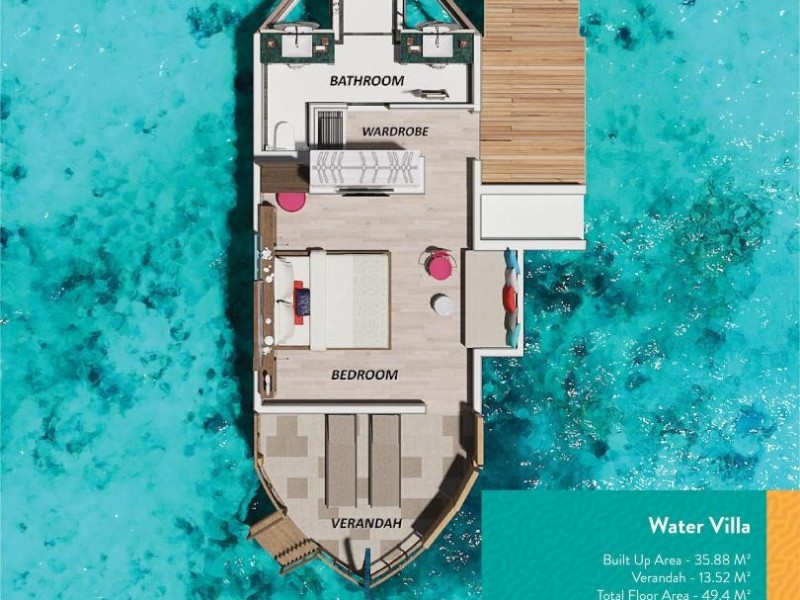 Water Villa Floor Plan 