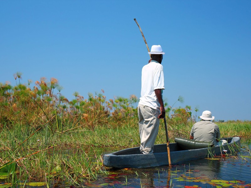 Botswana - Okavangodelta - Mokoro