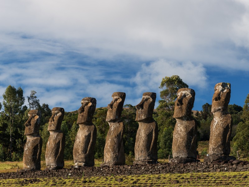 Osterinsel - Moai Ruinen