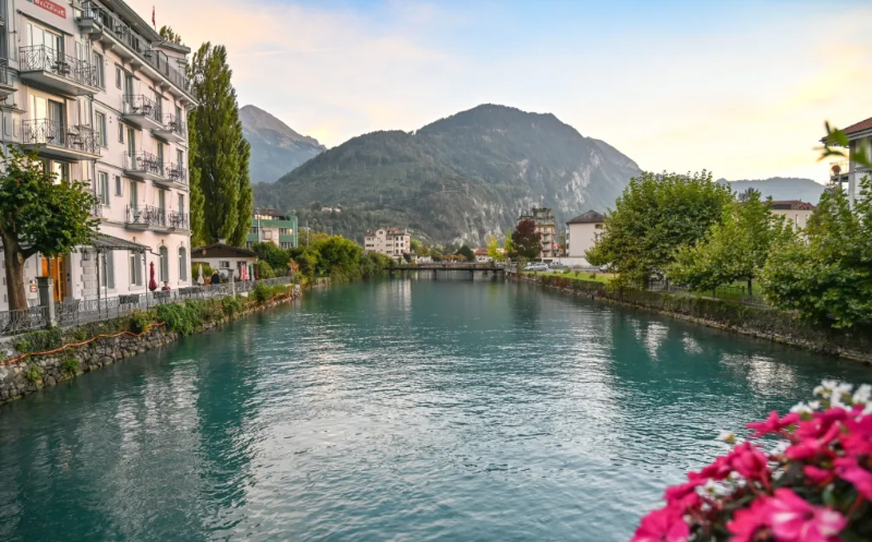 Interlaken the Aare River