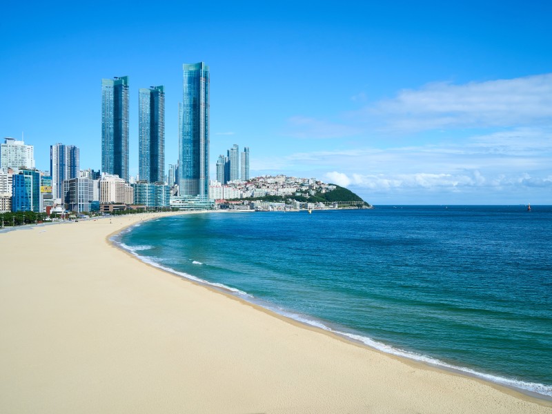 South Korea - Busan - Haeundae Beach